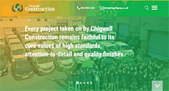 Desktop Screenshot of chigwellconstruction.co.uk